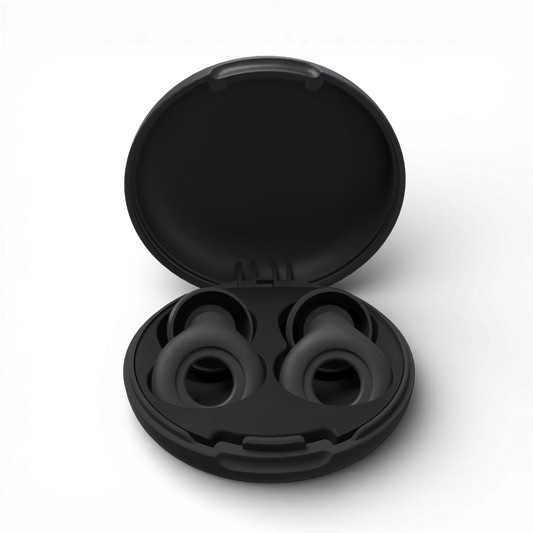 Flex Reusable Earplugs for Sleeping - Black