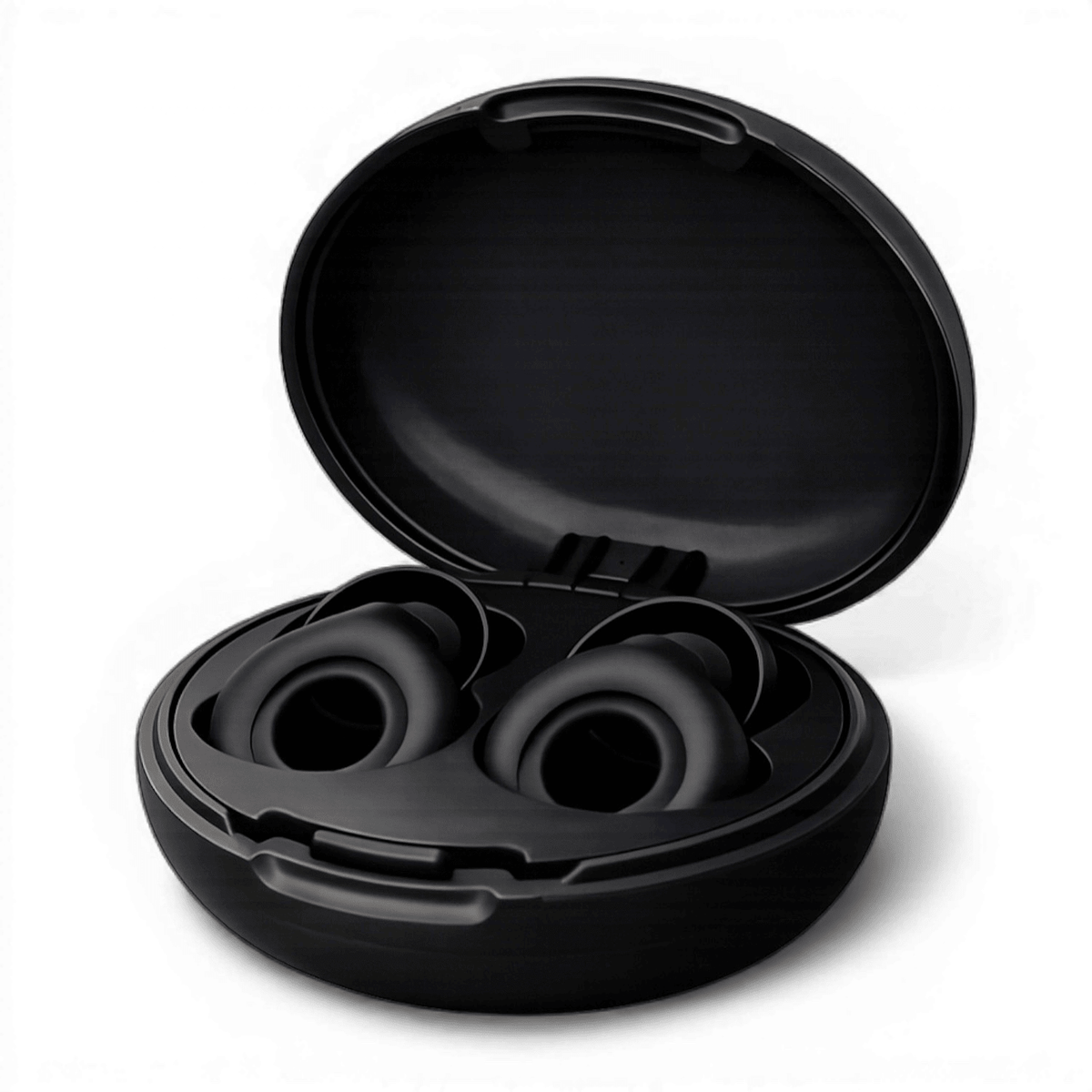 Flex Reusable Earplugs for Sleeping - Black - Deep Sleeps