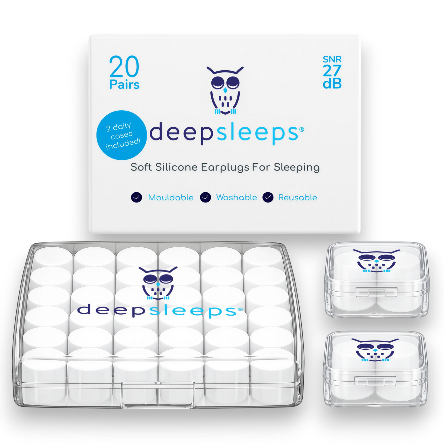 Soft Silicone Earplugs for Sleeping