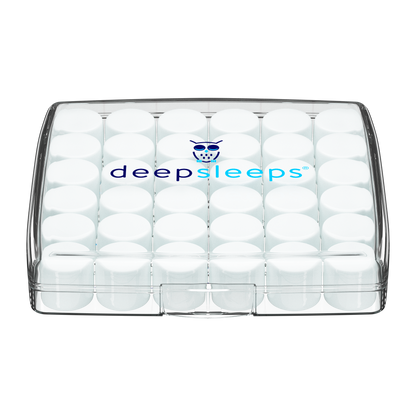 Deep Sleeps Soft Silicone Earplugs for Sleeping - 20 Pairs - Deep Sleeps
