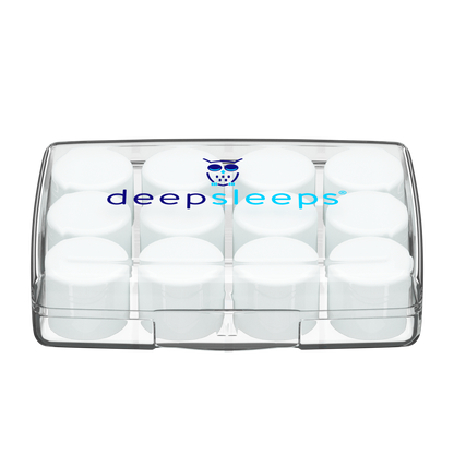 Deep Sleeps Soft Silicone Earplugs for Sleeping 7 Pairs - Deep Sleeps