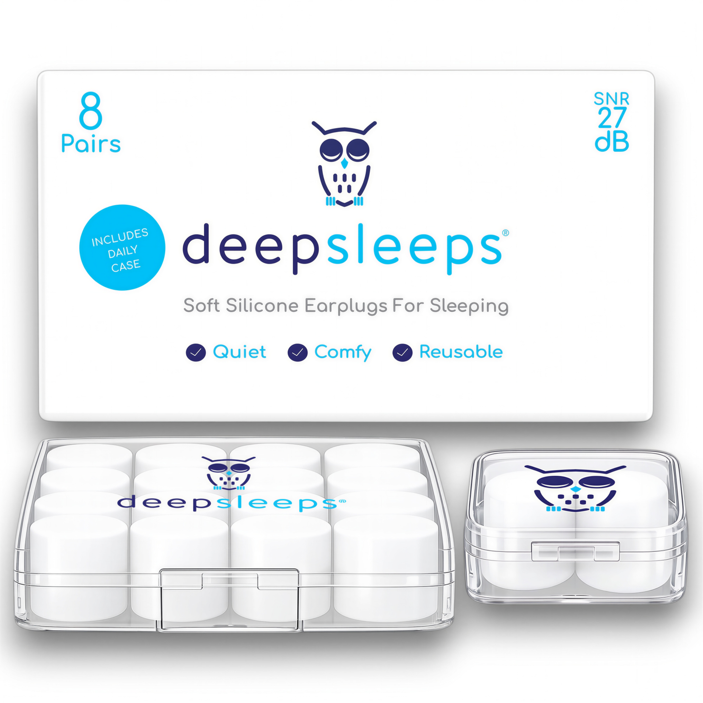 Soft Silicone Earplugs for Sleeping